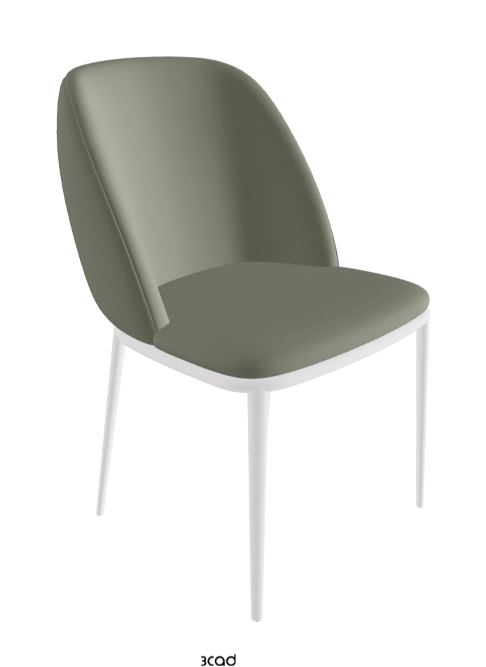 Mariel ML Dining Chair_Pearl Embossed_Soft Leather_Cenere