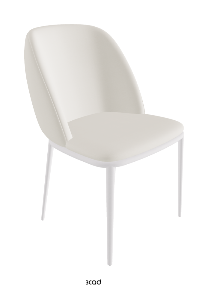 Mariel ML Dining Chair_Pearl Embossed_Synthetic Leather_Lino