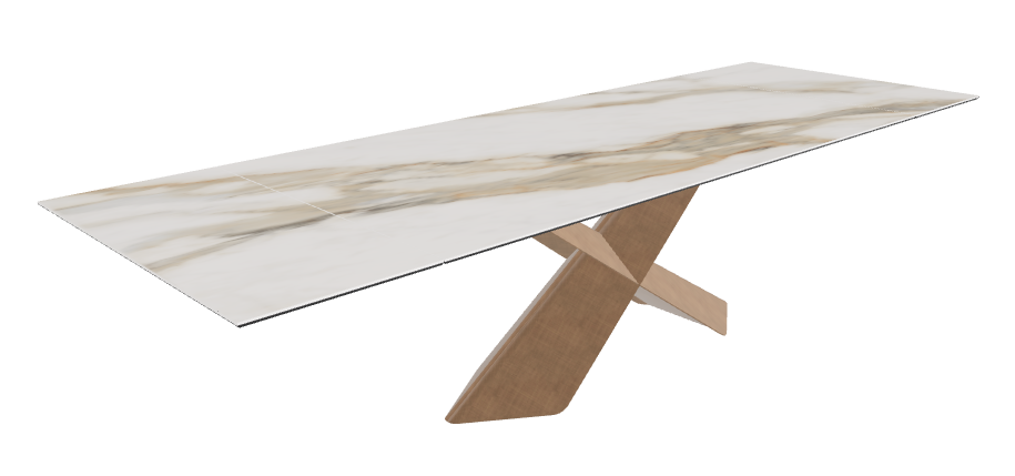 Cattelan Italia Tyron Keramik Drive Rectangular Extendible Dining Table – 200→294x106x74h