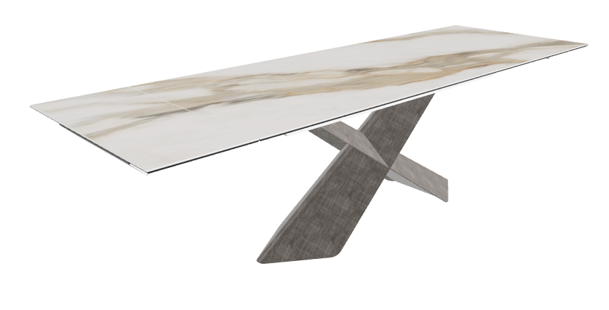 Cattelan Italia Tyron Keramik Drive Rectangular Extendible Dining Table – 182→258x90x74h