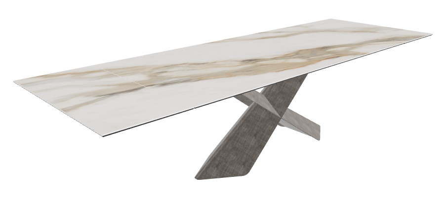 Cattelan Italia Tyron Keramik Drive Rectangular Extendible Dining Table – 200→294x106x74h