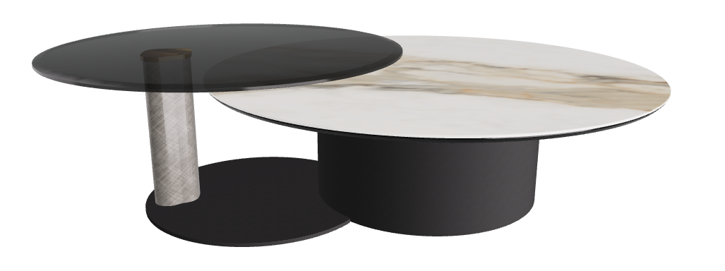 Cattelan Italia ARENA Keramik Bond Coffee Table ø118/187x42h