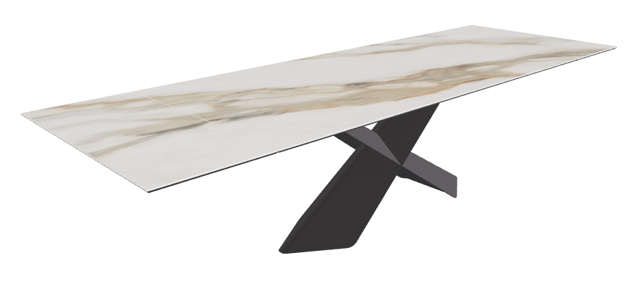 Cattelan Italia Tyron Keramik Drive Rectangular Extendible Dining Table – 200→294x106x74h