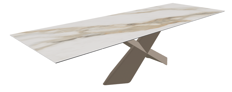 Cattelan Italia Tyron Keramik Drive Rectangular Extendible Dining Table – 200→294x106x74h
