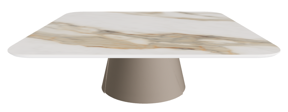 Cattelan Italia ALBERT Keramik S Coffee Table ◻118x118x38h