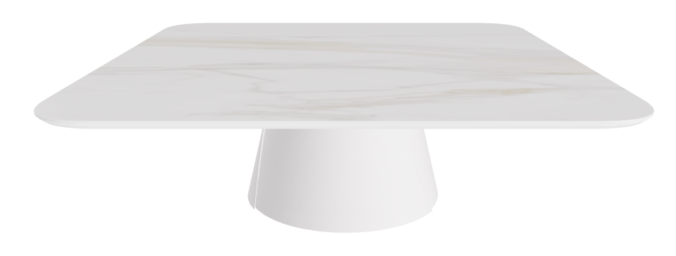 Cattelan Italia ALBERT Keramik S Coffee Table ◻118x118x38h