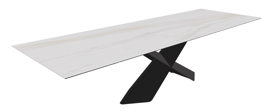 Cattelan Italia Tyron Keramik Drive Rectangular Extendible Dining Table – 200→294x106x74h
