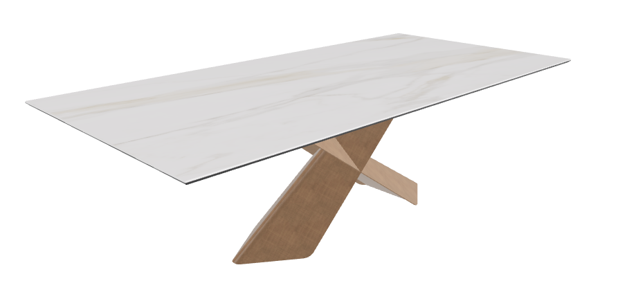 Matt Golden Calacatta Brushed Bronze..