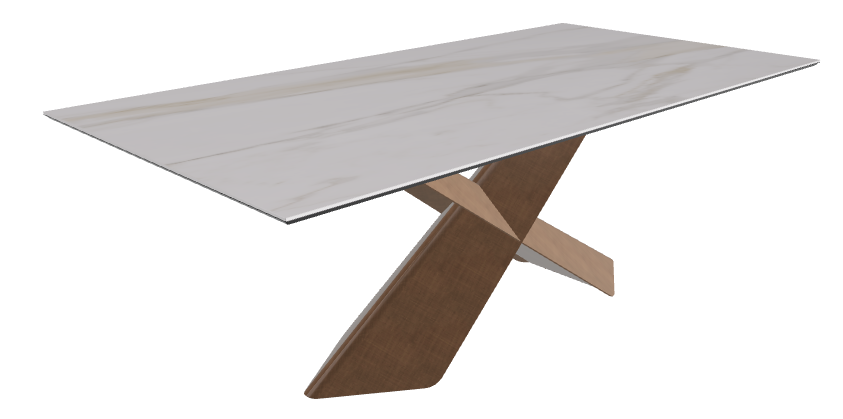 Matt Golden Calacatta Brushed Bronze..