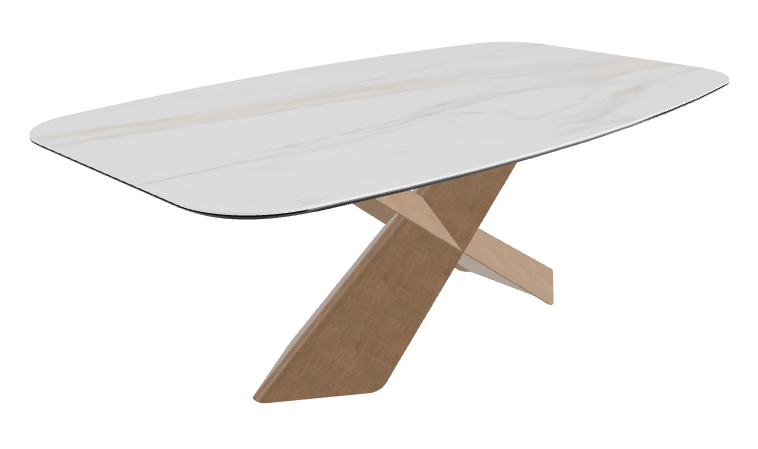 Matt Golden Calacatta Brushed Bronze..