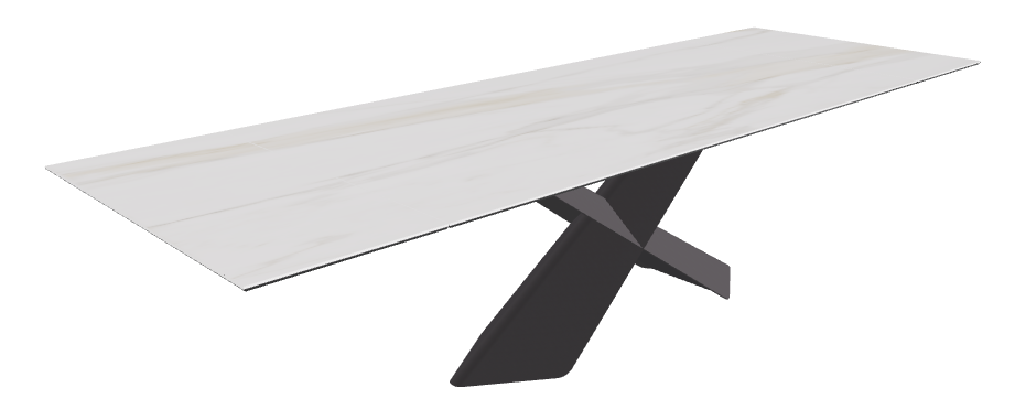 Cattelan Italia Tyron Keramik Drive Rectangular Extendible Dining Table – 200→294x106x74h