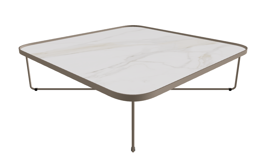 Cattelan Italia Benny Keramik Coffee Table ◻99x99x28h