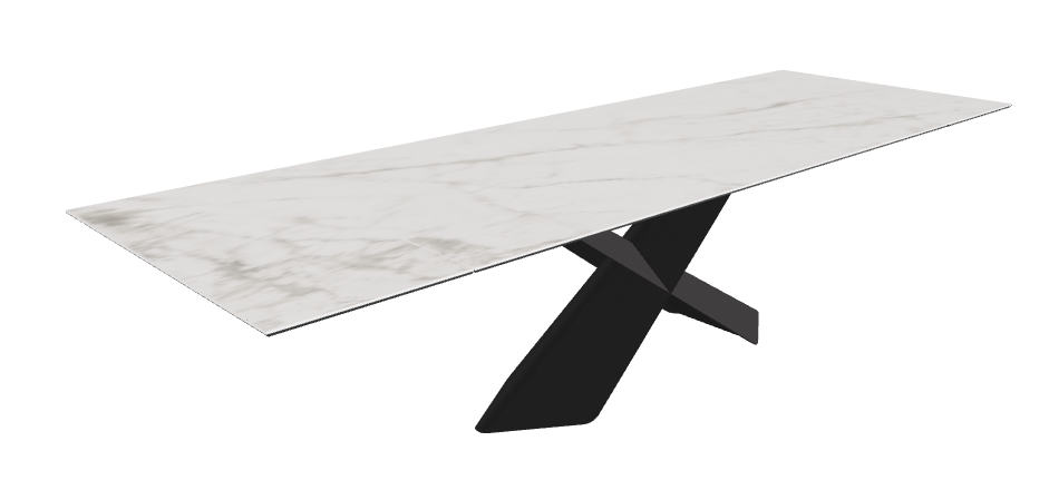 Cattelan Italia Tyron Keramik Drive Rectangular Extendible Dining Table – 200→294x106x74h