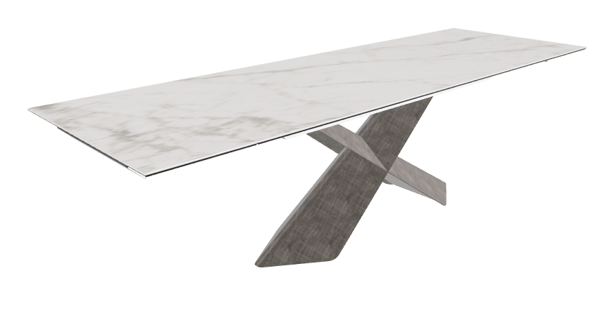 Cattelan Italia Tyron Keramik Drive Rectangular Extendible Dining Table – 182→258x90x74h