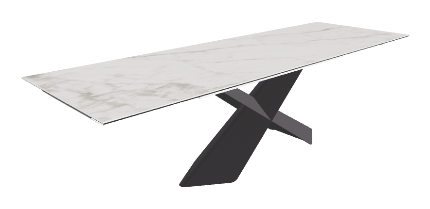 Cattelan Italia Tyron Keramik Drive Rectangular Extendible Dining Table – 182→258x90x74h
