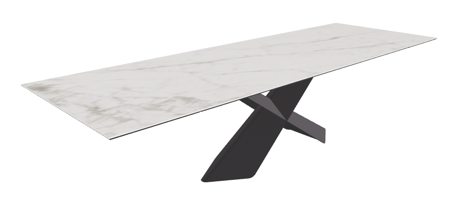 Cattelan Italia Tyron Keramik Drive Rectangular Extendible Dining Table – 200→294x106x74h