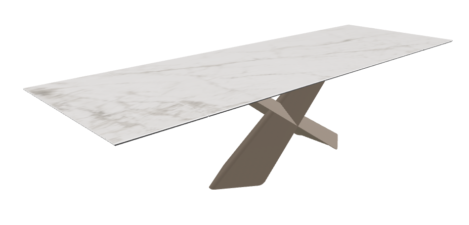 Cattelan Italia Tyron Keramik Drive Rectangular Extendible Dining Table – 200→294x106x74h