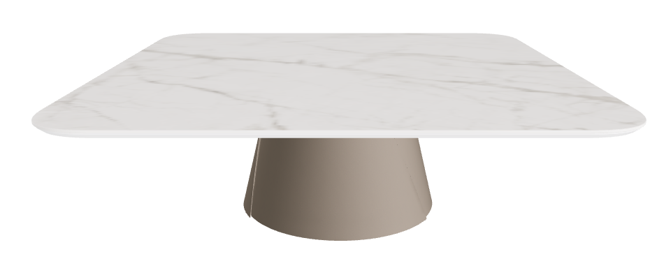 Cattelan Italia ALBERT Keramik S Coffee Table ◻118x118x38h