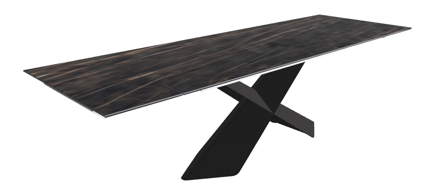 Cattelan Italia Tyron Keramik Drive Rectangular Extendible Dining Table – 182→258x90x74h