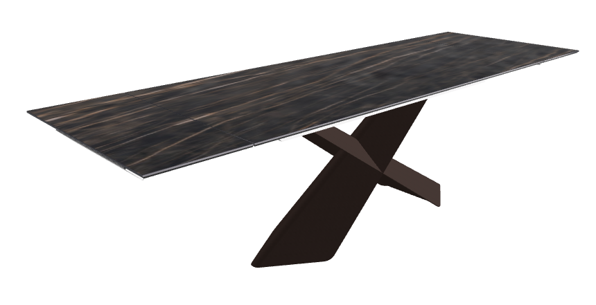 Cattelan Italia Tyron Keramik Drive Rectangular Extendible Dining Table – 182→258x90x74h