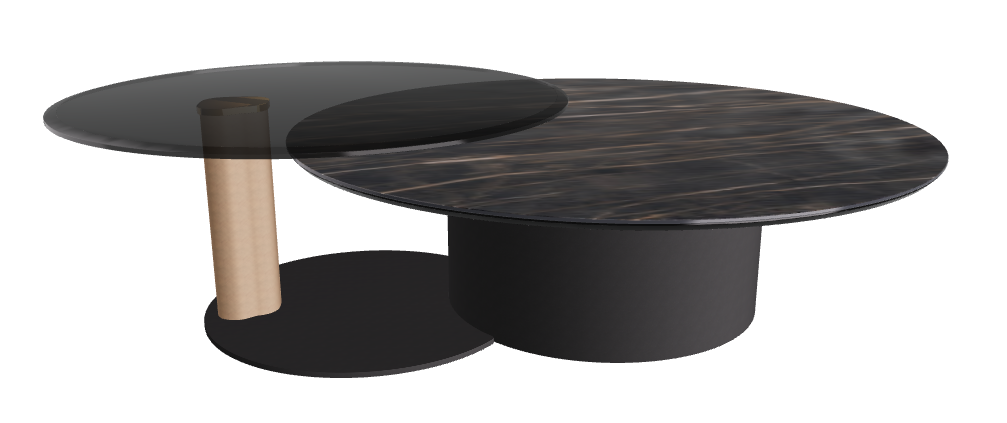 Cattelan Italia ARENA Keramik Bond Coffee Table ø118/187x42h