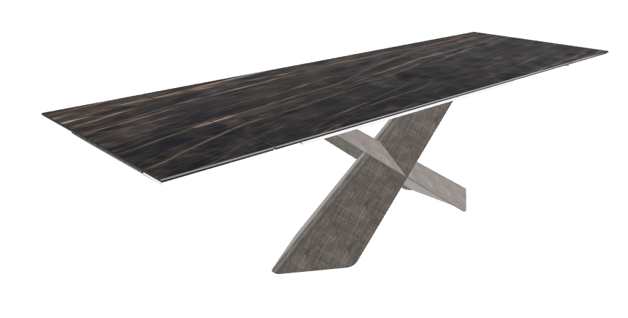 Cattelan Italia Tyron Keramik Drive Rectangular Extendible Dining Table – 182→258x90x74h