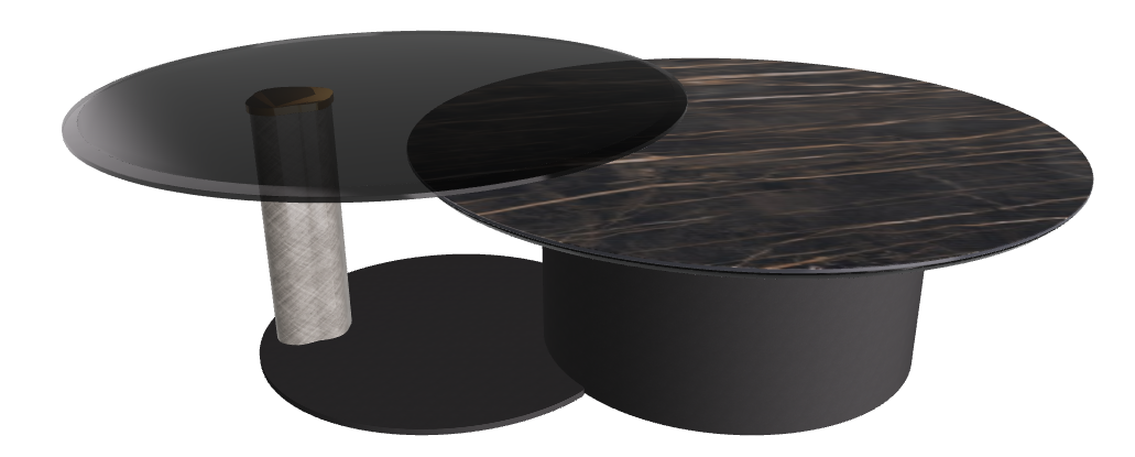 Cattelan Italia ARENA Keramik Bond Coffee Table ø100/179x42h