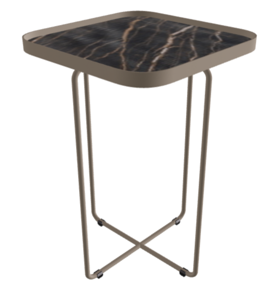 Cattelan Italia Benny Keramik Coffee Table ◻36x36x53h