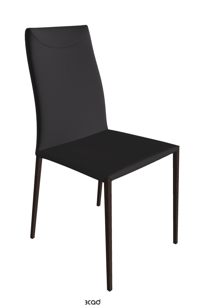 Maya Flex ML Dining Chair_Bronze Embossed_Glove Soft Leather_Hornet