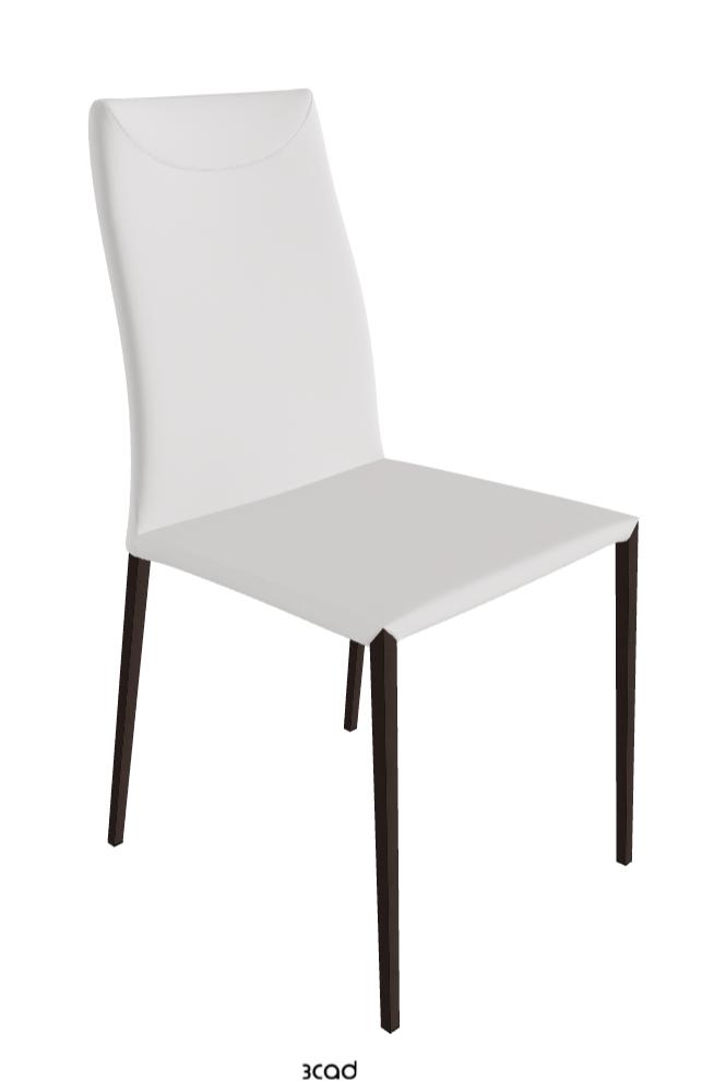 Maya Flex ML Dining Chair_Bronze Embossed_Soft Leather_Canova