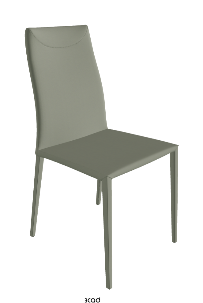 Maya Flex Dining Chair_Soft Leather_Cenere