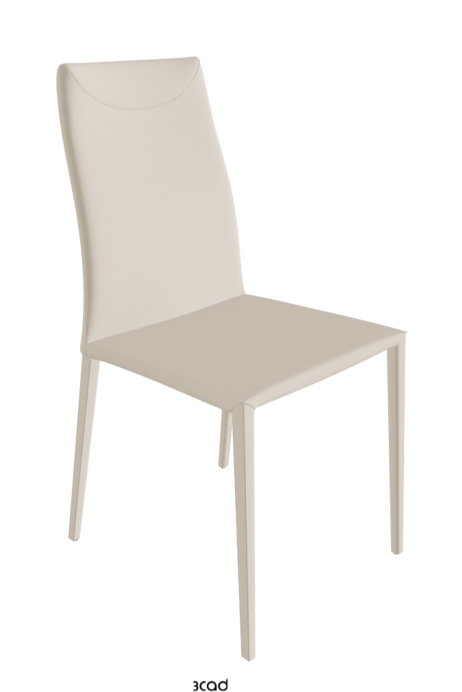 Maya Flex Dining Chair_Soft Leather_Cashmere
