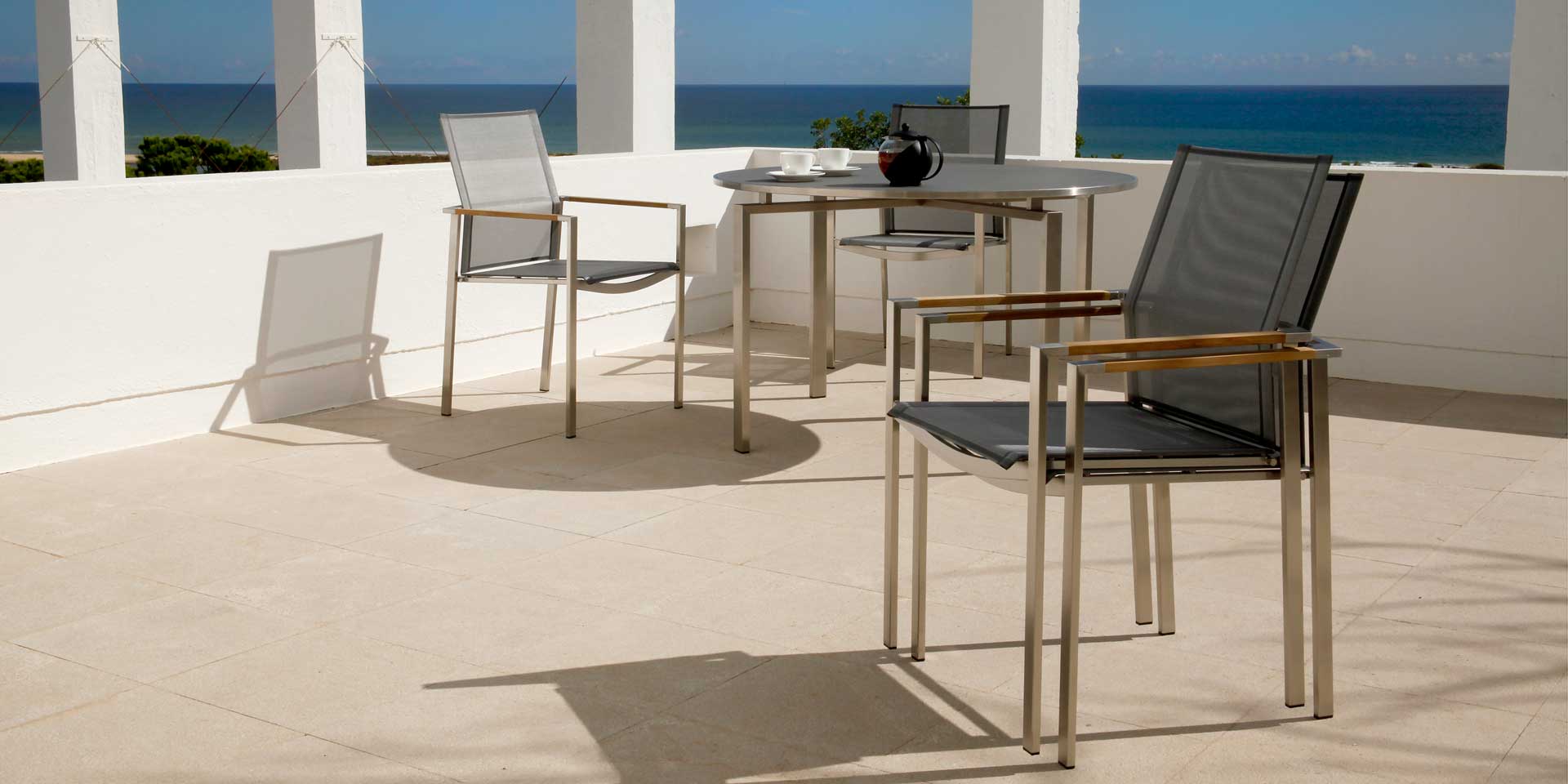 Barlow Tyrie Mercury Dining Serving Table