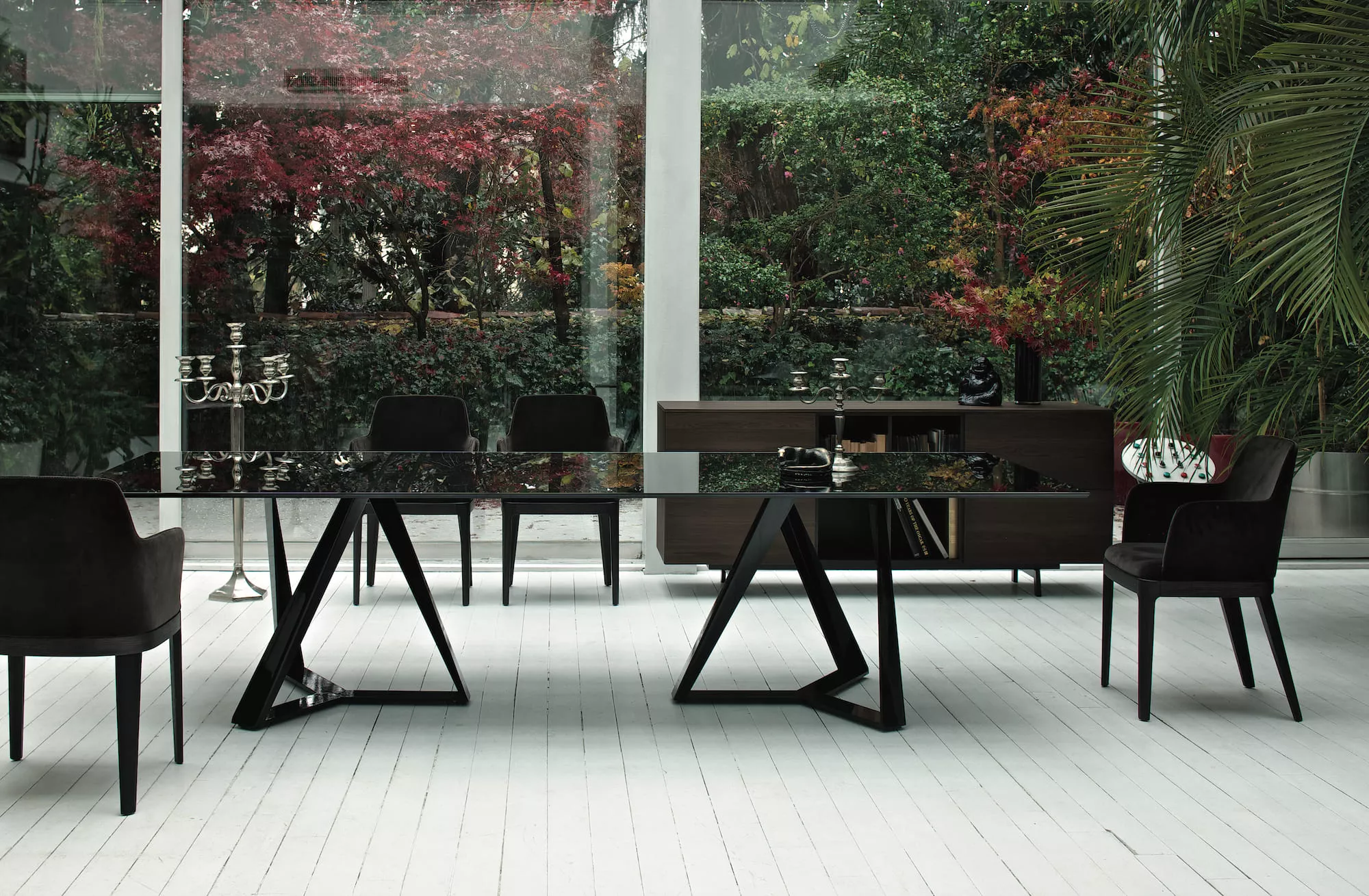 Bontempi Casa Millennium XXL Rectangular Fix Dining Table | 54.77,20.98,20.99