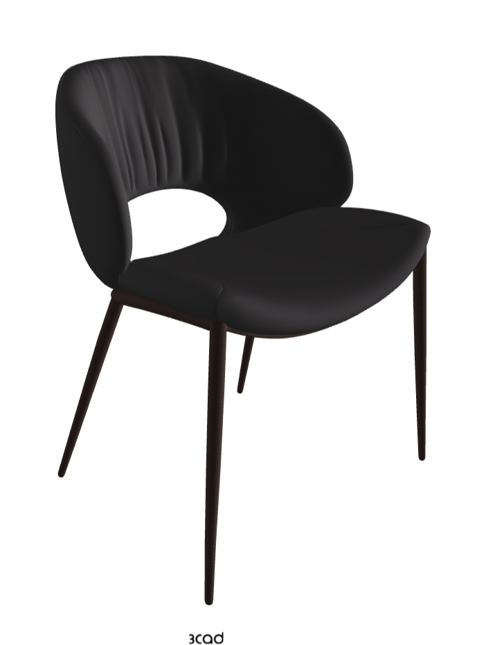 Miranda ML Dining Chair_Bronze Embossed_Glove Soft Leather_Hornet