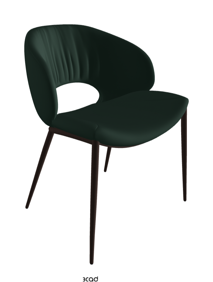 Miranda ML Dining Chair_Bronze Embossed_Soft Leather_Sherwood
