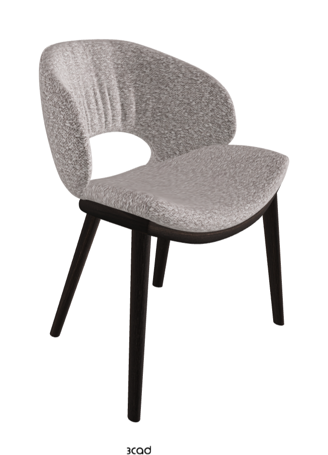 Miranda Wood Dining Chair_Burned Oak Stained Ashwood_Fabric_B243