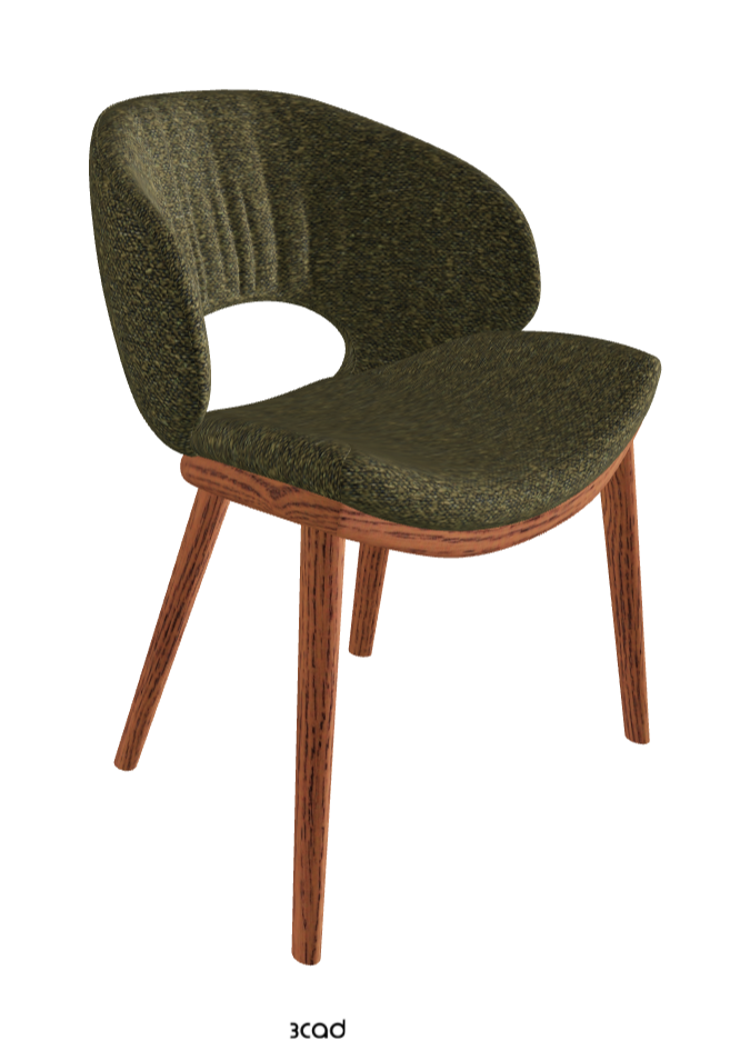 Miranda Wood Dining Chair_Canaletto Walnut Stained Ashwood_Fabric_B249