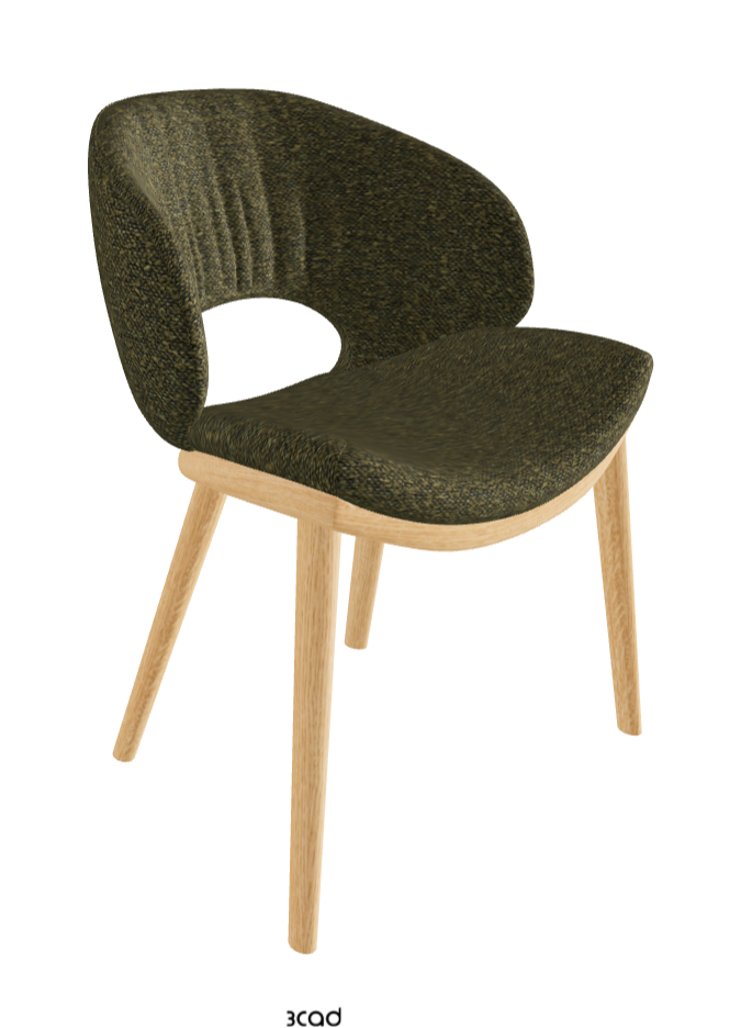 Miranda Wood Dining Chair_Natural Ashwood_Fabric_B249