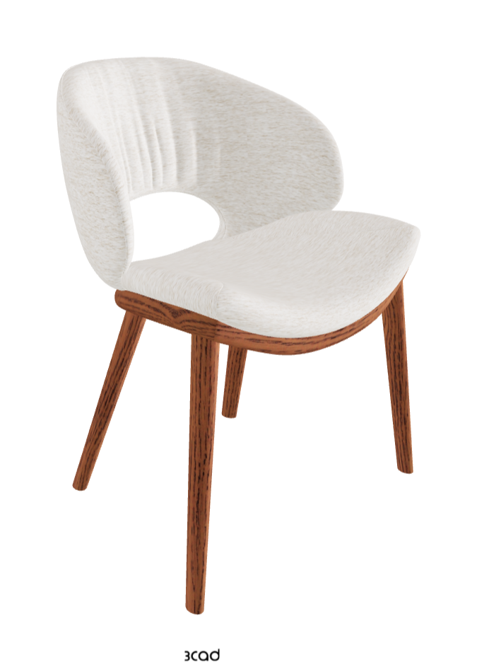 Miranda Wood Dining Chair_Canaletto Walnut Stained Ashwood_Fabric_B730