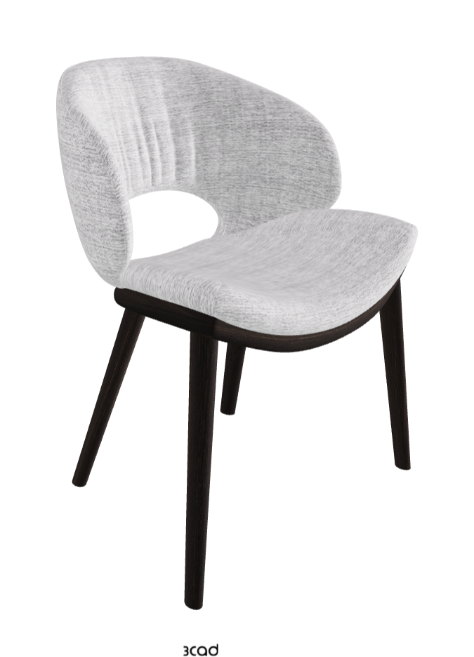Miranda Wood Dining Chair_Burned Oak Stained Ashwood_Fabric_B810