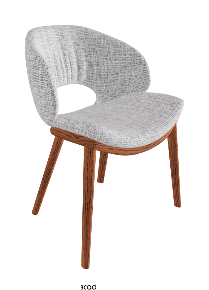 Miranda Wood Dining Chair_Canaletto Walnut Stained Ashwood_Fabric_B811