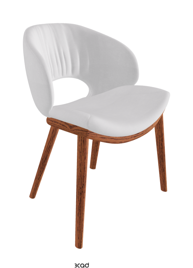 Miranda Wood Dining Chair_Canaletto Walnut Stained Ashwood_Fabric_B921