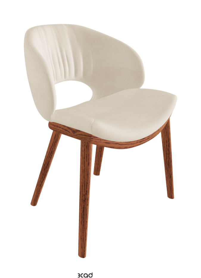 Miranda Wood Dining Chair_Canaletto Walnut Stained Ashwood_Fabric_B922