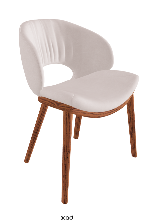 Miranda Wood Dining Chair_Canaletto Walnut Stained Ashwood_Fabric_B923