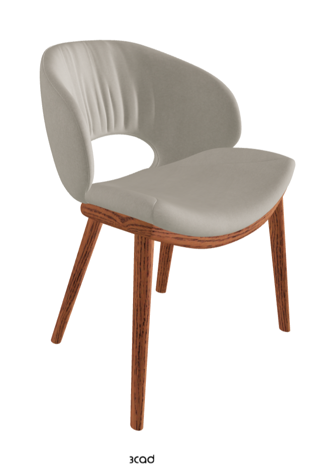 Miranda Wood Dining Chair_Canaletto Walnut Stained Ashwood_Fabric_B924