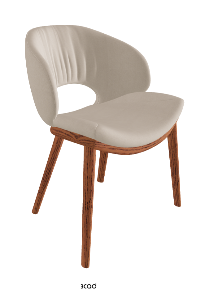 Miranda Wood Dining Chair_Canaletto Walnut Stained Ashwood_Fabric_B926