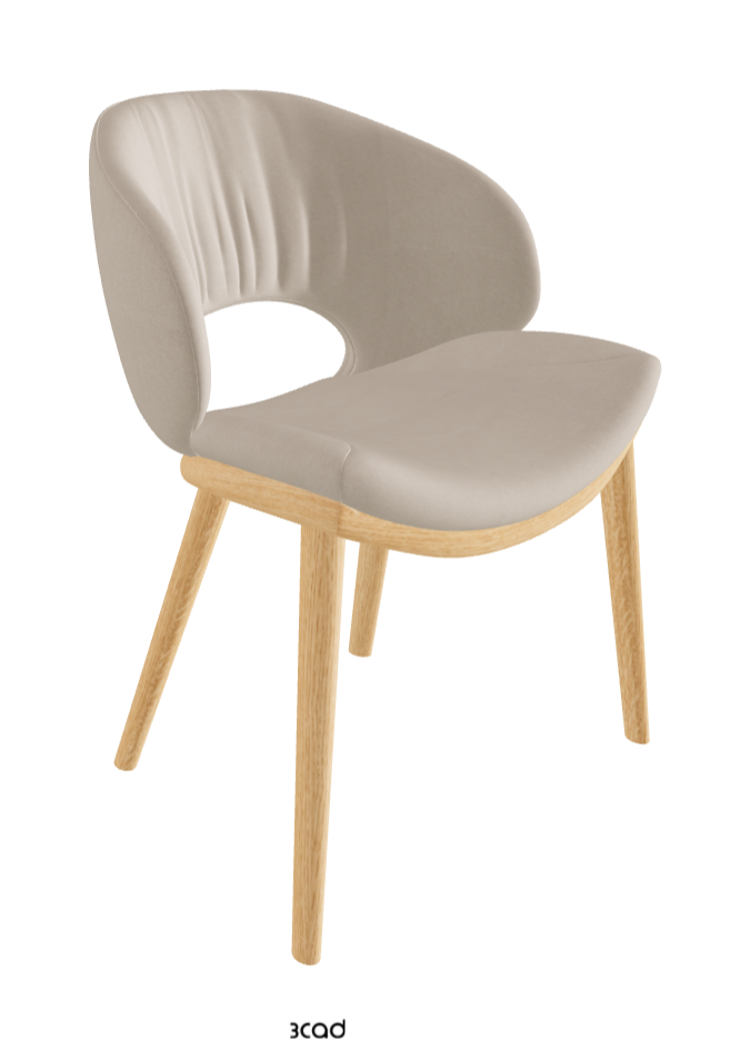 Miranda Wood Dining Chair_Natural Ashwood_Fabric_B926