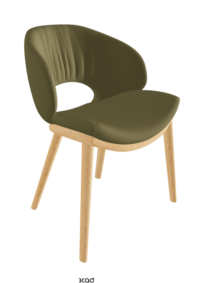 Miranda Wood Dining Chair_Natural Ashwood_Glove Soft Leather_Oliva