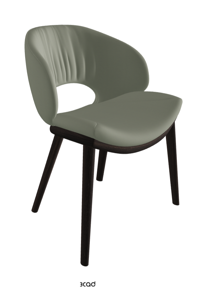 Miranda Wood Dining Chair_Burned Oak Stained Ashwood_Soft Leather_Cenere